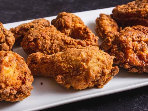 Crispy buttermilk fried chicken